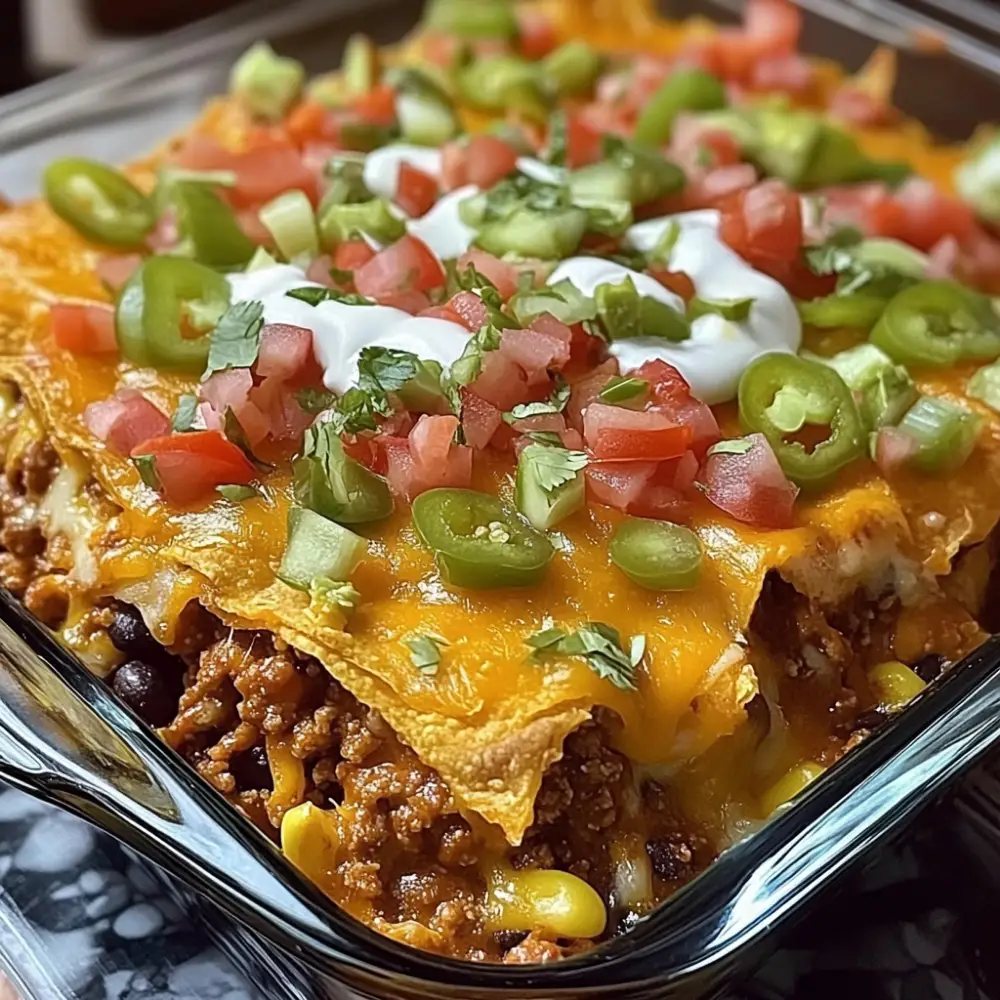 Walking Taco Casserole