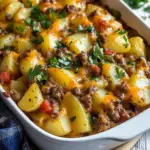 Easy Hamburger Potato Casserole