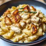 Velvety Creamy Mozzarella & Chicken Pasta