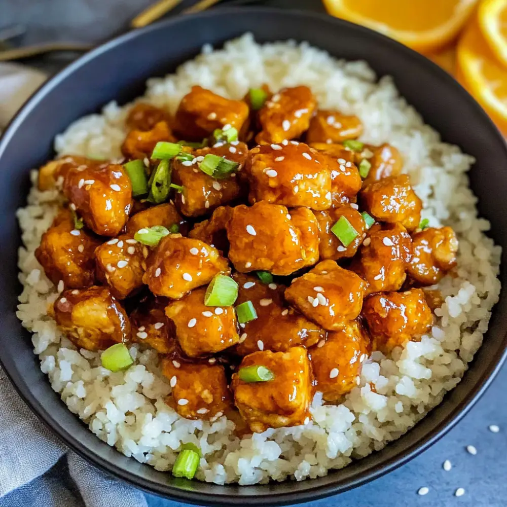 Vegan Orange Chicken (Tofu)