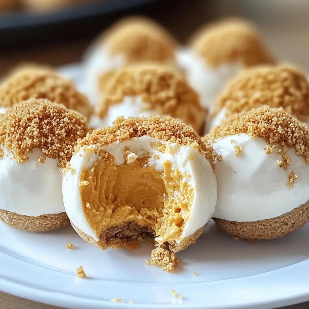 No Bake Pumpkin Cheesecake Balls