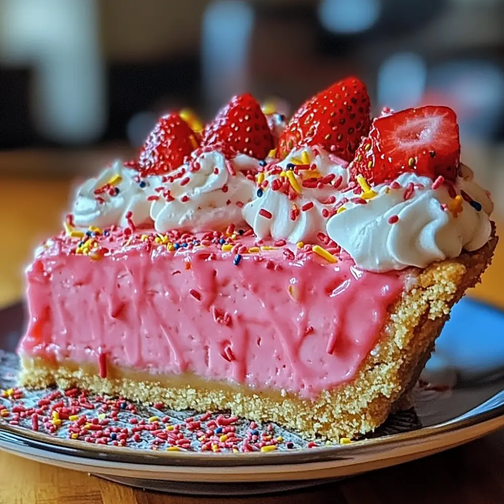 Animal Cookie Strawberry Cheesecake