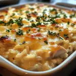 Creamy Chicken & Rice Casserole Delight