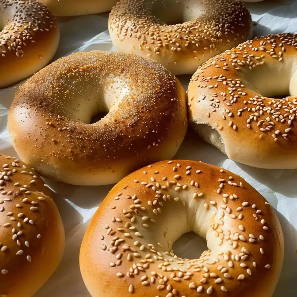 Perfect Sesame Seed Bagels at Home