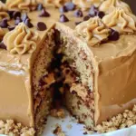 Peanut Butter Cake with Honey Frosting