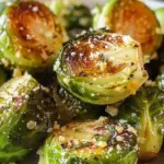 Golden Parmesan Roasted Brussels Sprouts Recipe