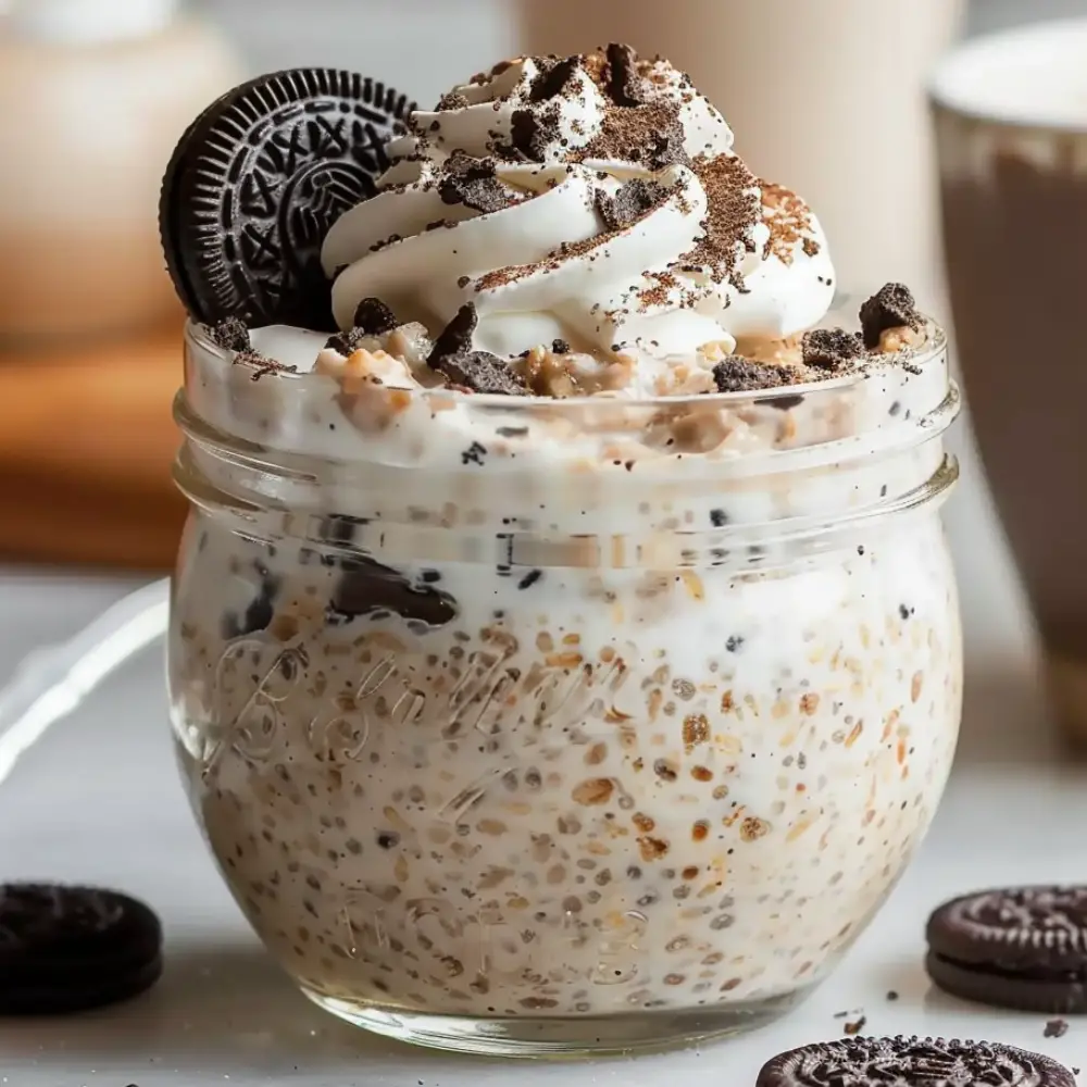 Oreo Overnight Oats