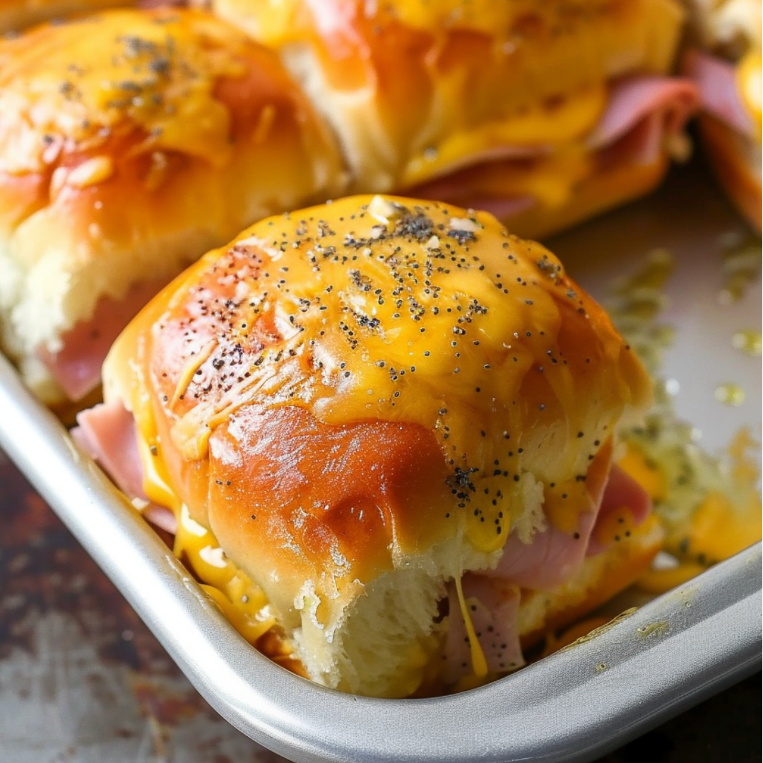 Easy Baked Ham and Cheese Sliders