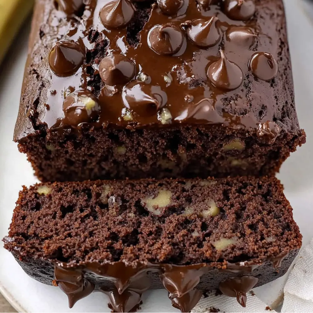 Healthy Chocolate Banana Bread