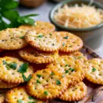 Salty Garlic Ritz Crackers