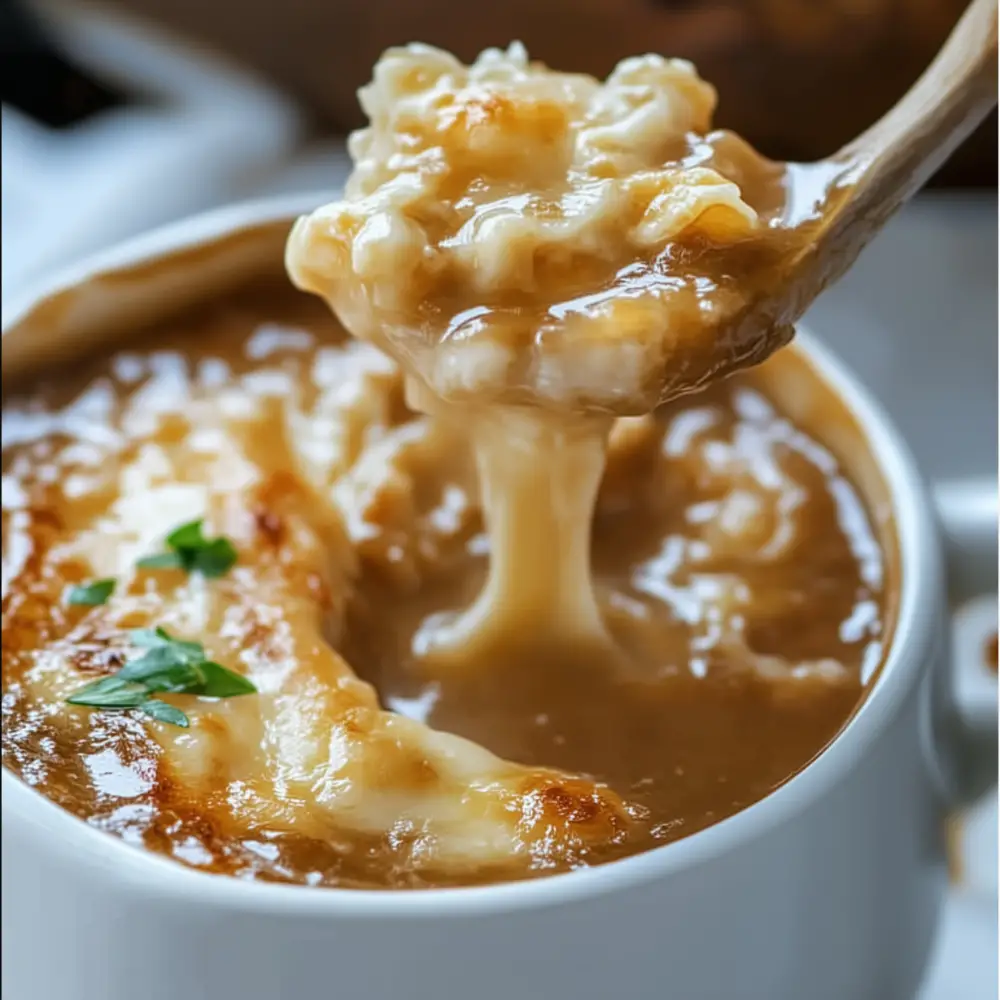 French Onion Soup with Gruyere Cheese