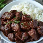 Garlic and Rosemary Beef Tips