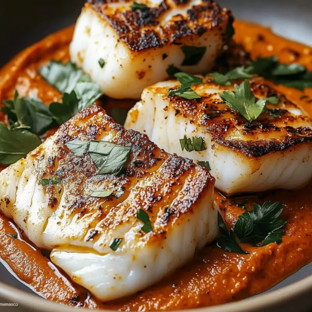 Grilled Cod Recipe with Garlic & Paprika