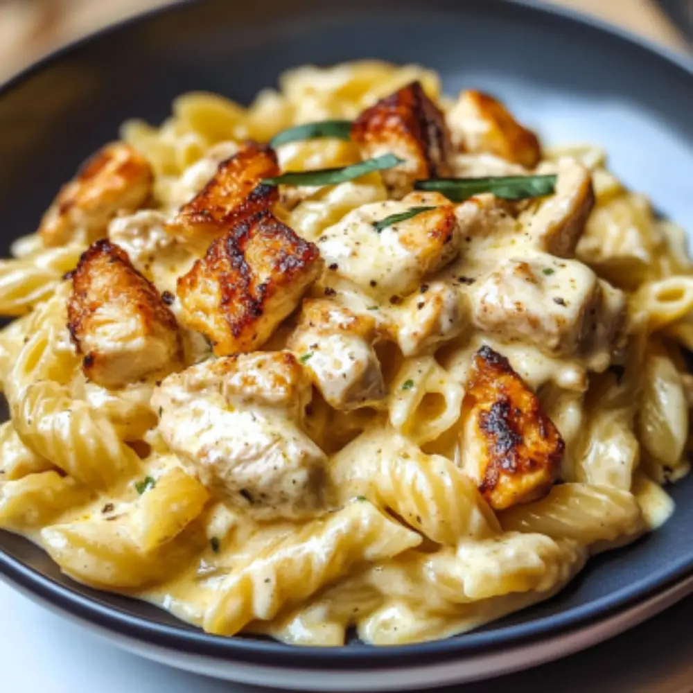 Creamy Mozzarella Chicken Pasta