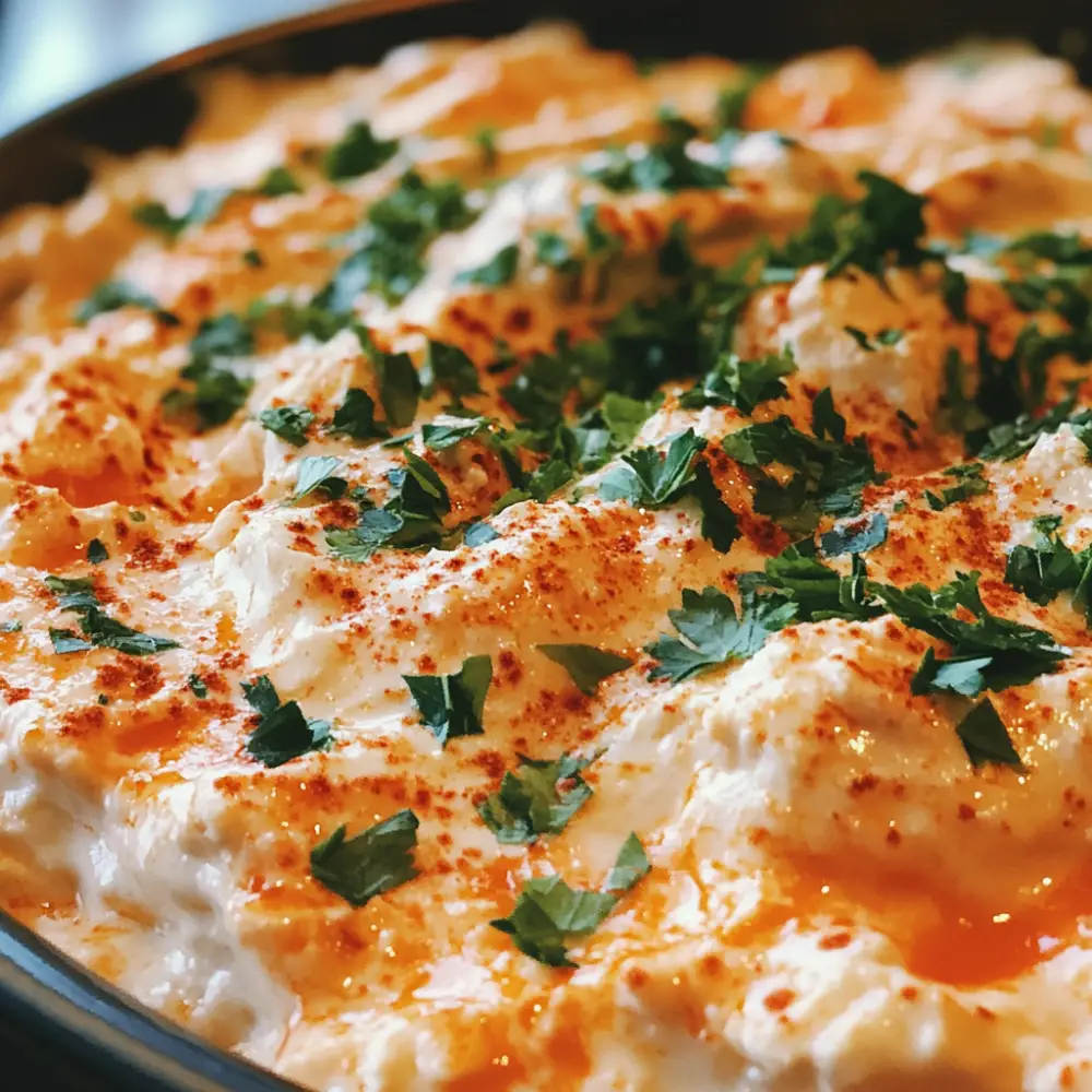 Greek Yogurt Buffalo Chicken Dip