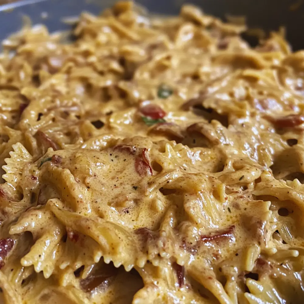 One-Tray Caramelized Onion Pasta