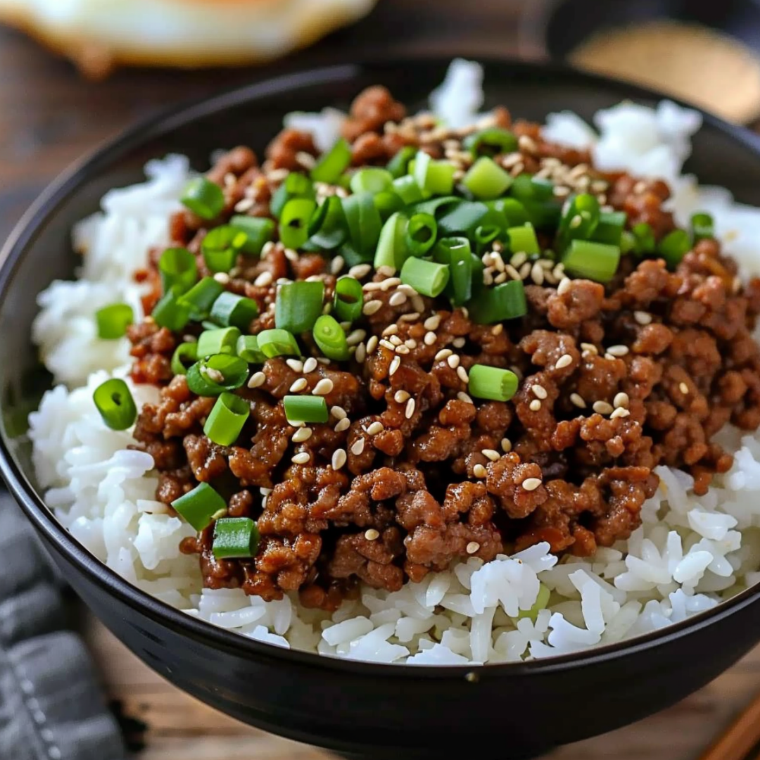 Korean Ground Beef Bowl