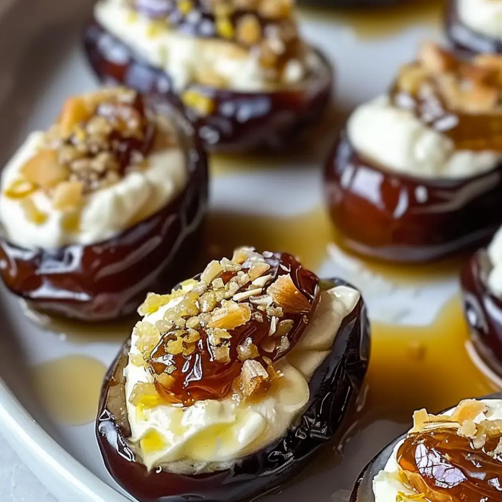 No-Bake Dessert - Stuffed Dates