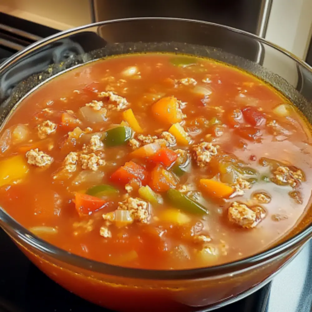 Comforting Stuffed Pepper Soup