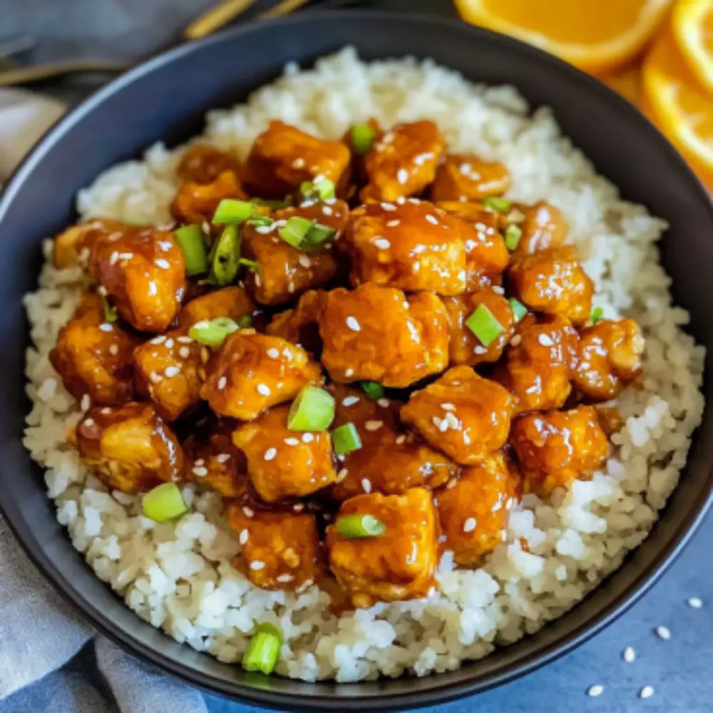 Crispy Vegan Orange Tofu Recipe