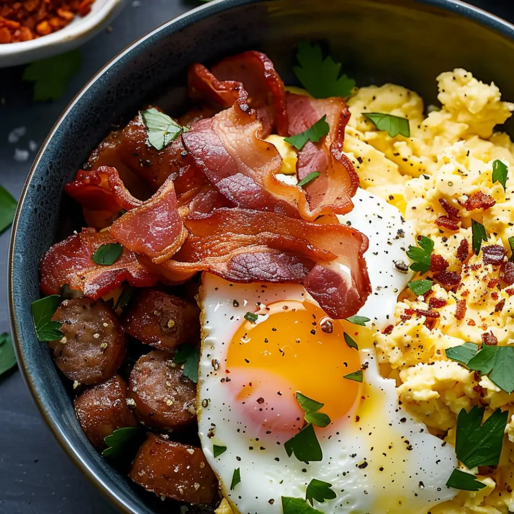 Easy Carnivore Breakfast Bowl Recipe