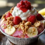 Strawberry Crunch Banana Pudding