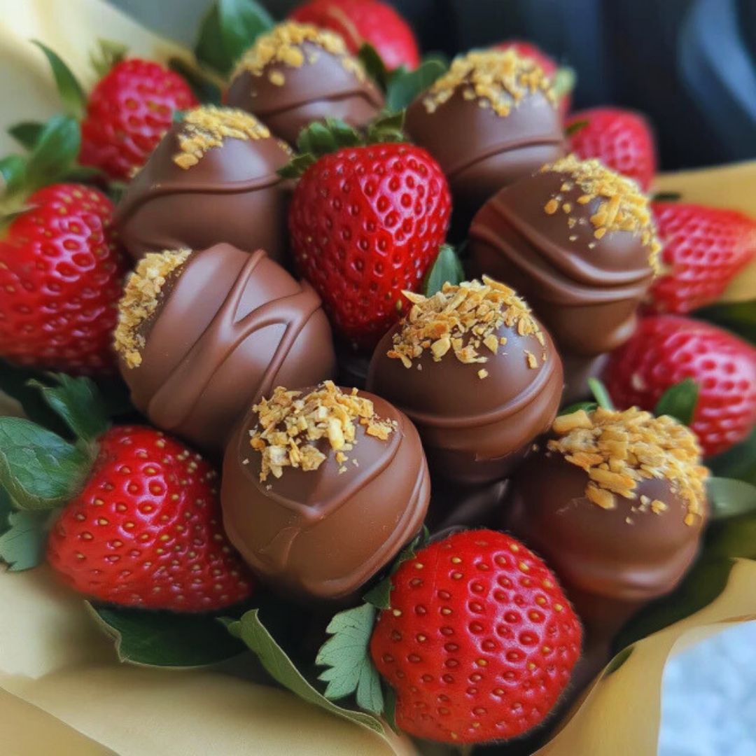 Chocolate-Coated Strawberries