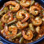 Smothered Okra with Shrimp Recipe