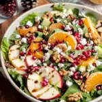 Winter Pomegranate Salad dish