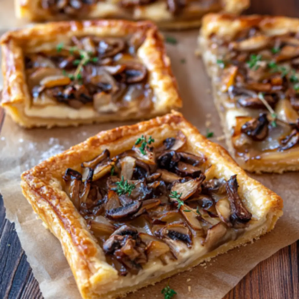 Caramelized Onion & Mushroom Tart