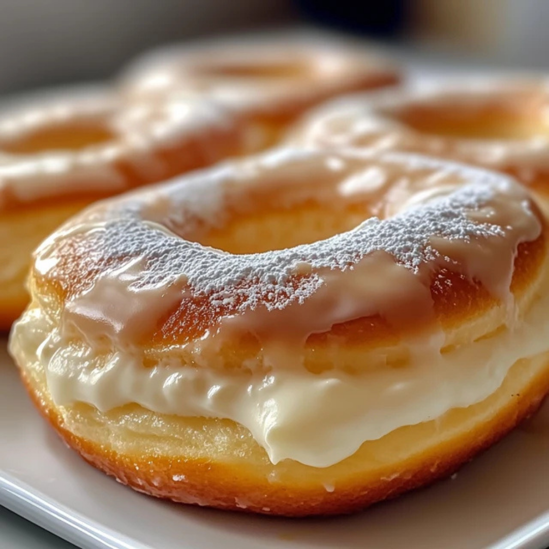 Simple Cream Doughnuts