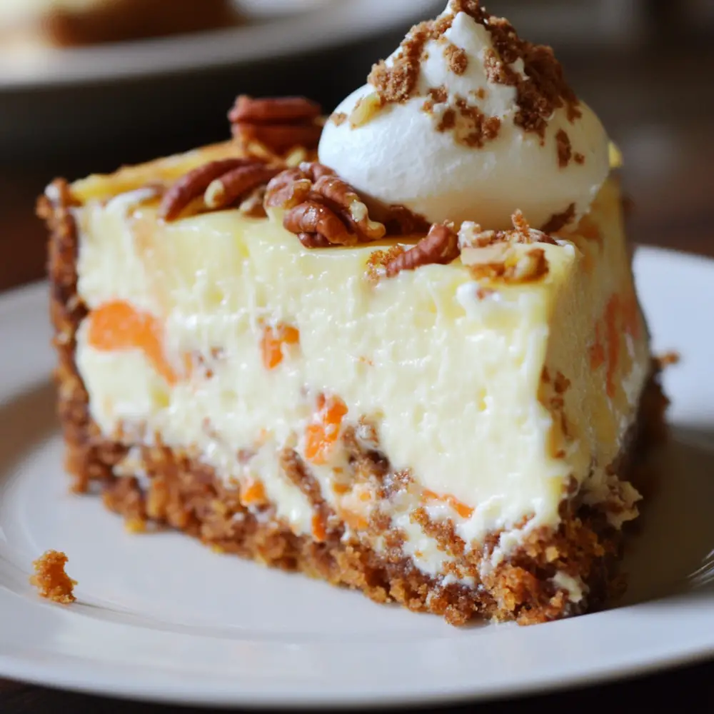 Creamy Carrot Cake Cheesecake Delight