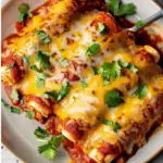 Cheesy Ground Turkey Enchiladas