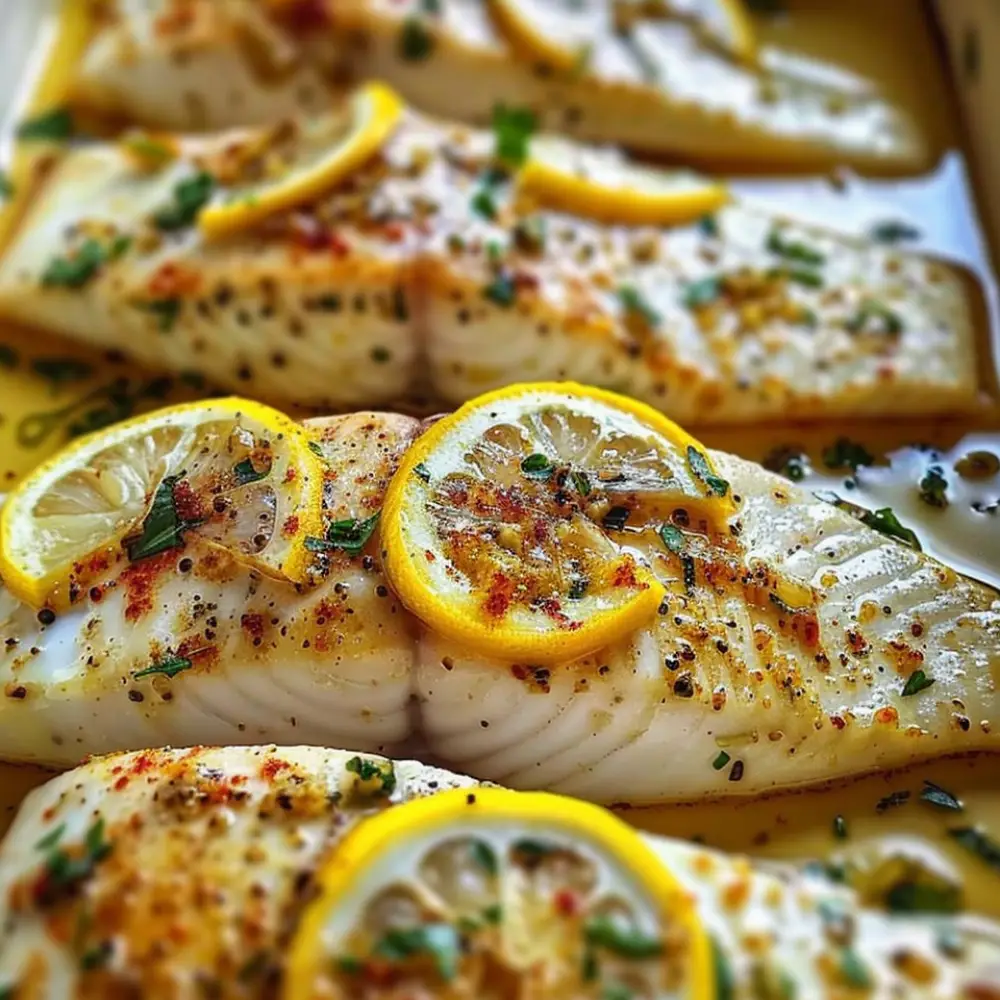 Lemon Garlic Baked Tilapia Recipe