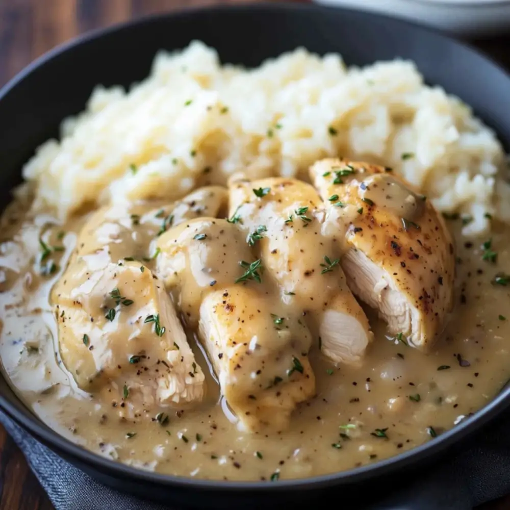 Slow Cooker Chicken and Gravy