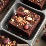 Healthy No-Bake Brownies