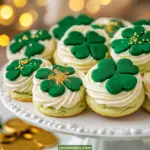 St. Patrick’s Day Green Velvet Cookies