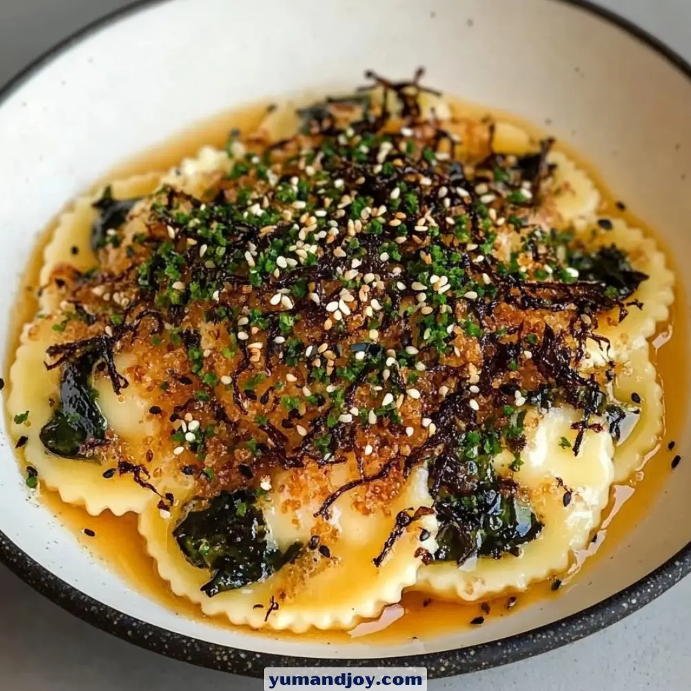 Ravioli with Brown Butter Sauce