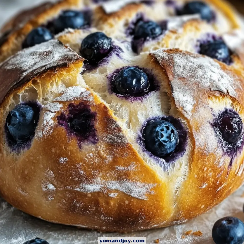 Lemon Blueberry Cream Cheese Sourdough