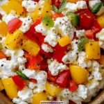 Roasted Bell Pepper & Feta Salad