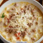 Creamy Parmesan Italian Sausage Soup