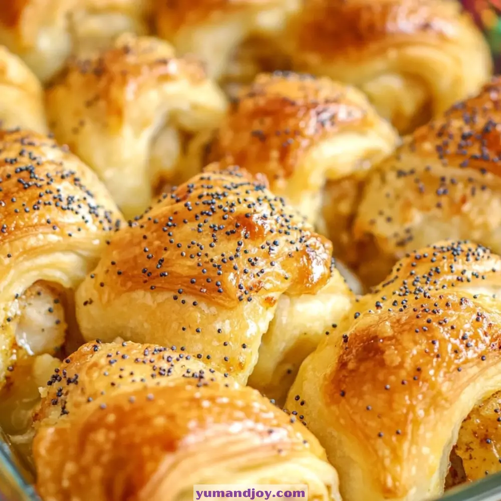 Glazed Chicken Crescent Bites