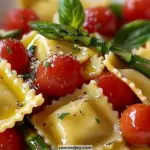 Flavorful Ravioli with Cherry Tomatoes