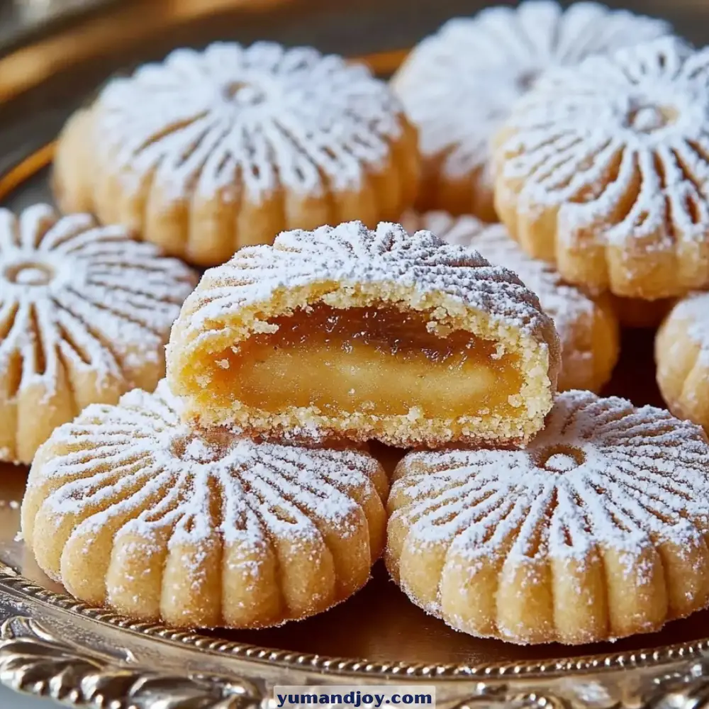 Traditional Middle Eastern Date-Filled Cookies