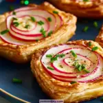 Savory Radish Puff Pastries