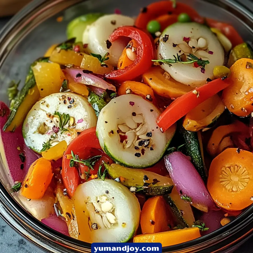 Crunchy Pickled Vegetables