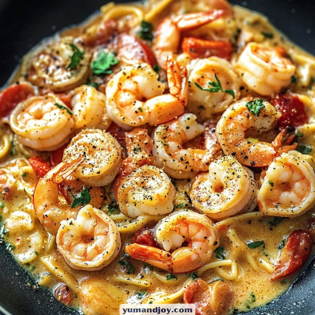 Tuscan Shrimp Pasta