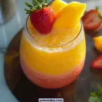 Fresh Mango Strawberry Swirled