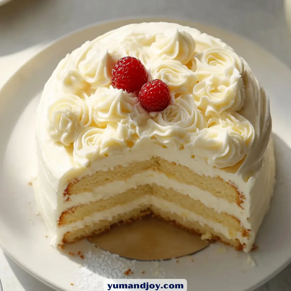 Creamy Vanilla Custard Cake