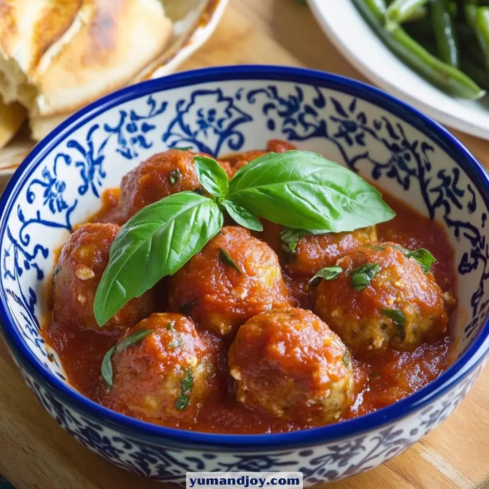 Ricotta Meatballs in Sauce